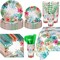 194 Pcs Hawaiian Luau Party Decorations Supplies (Color ,As Shown in the Pictures)